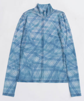 【SALE】Plaid Mesh Tops