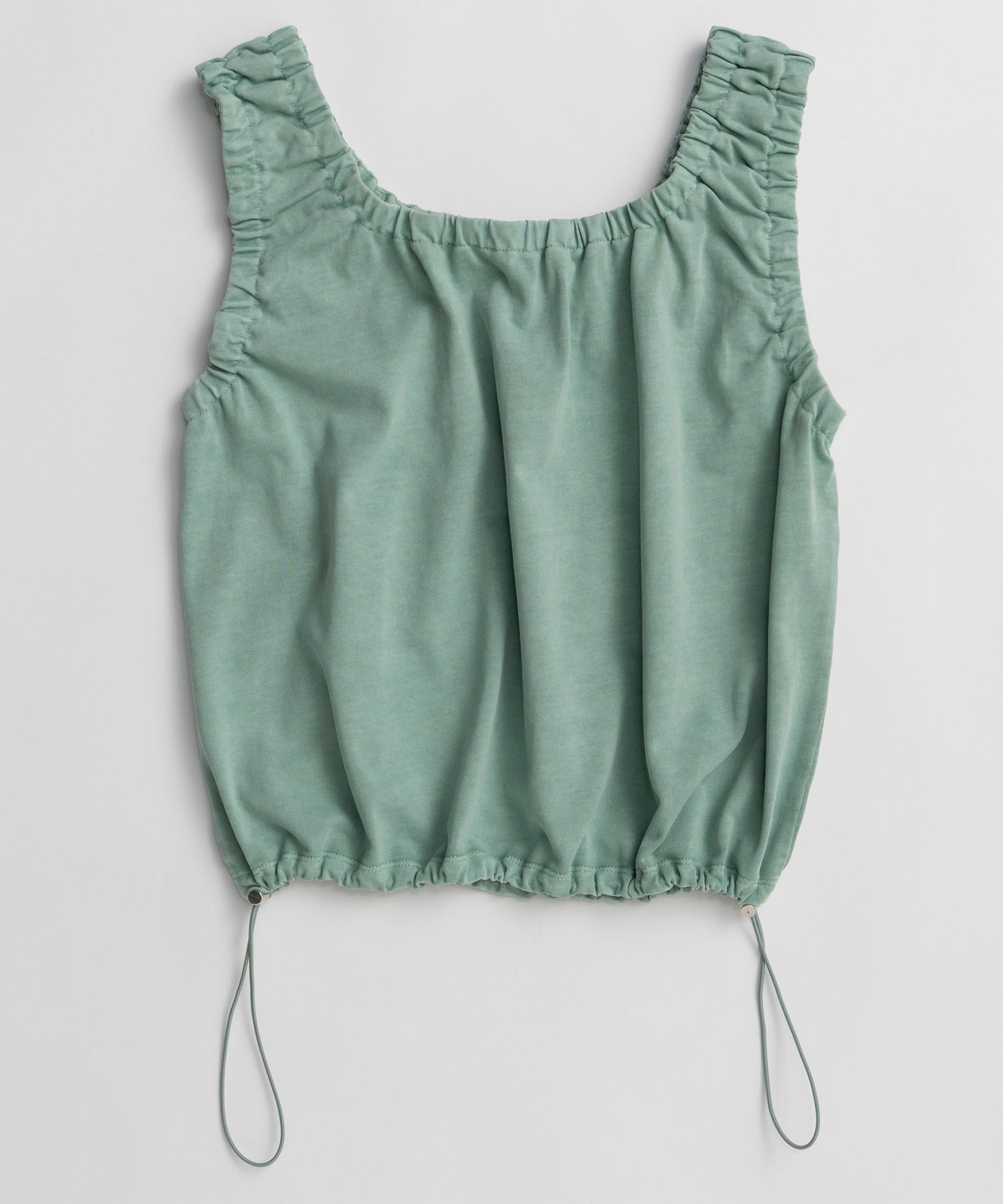 2WAY French Terry Gathered Top