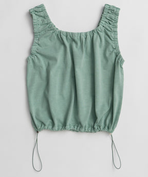 2WAY French Terry Gathered Top