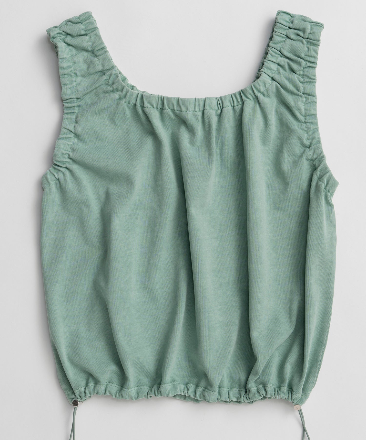 2WAY French Terry Gathered Top
