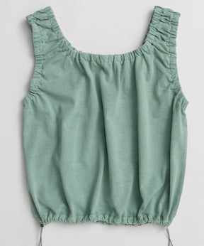 2WAY French Terry Gathered Top