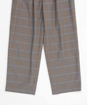 2WAY WAIST CHECKERED PANTS