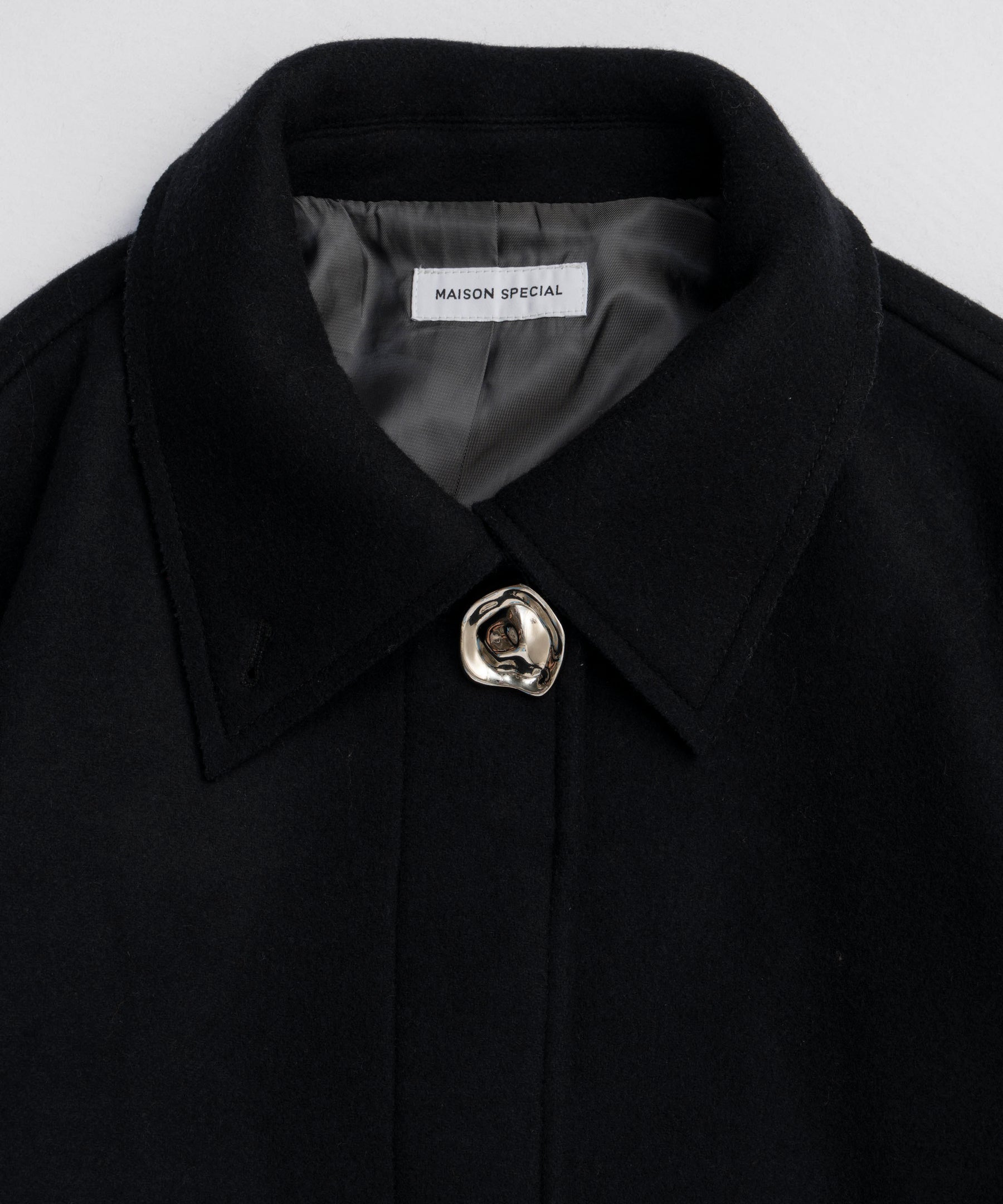 Multi Fabric Over Coat