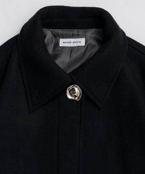 Multi Fabric Over Coat