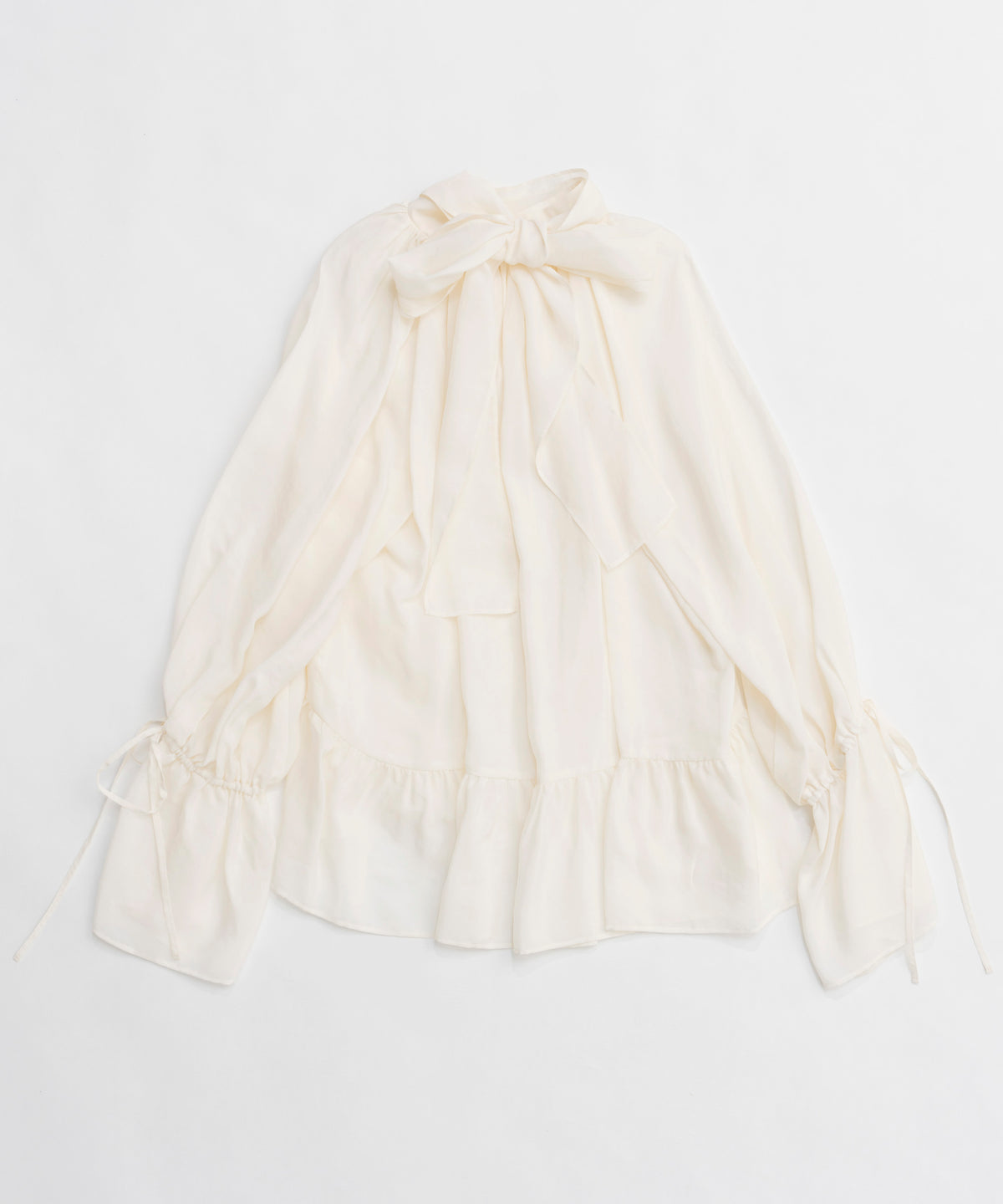 【25SPRING PRE-ORDER】Shirring Volume Blouse