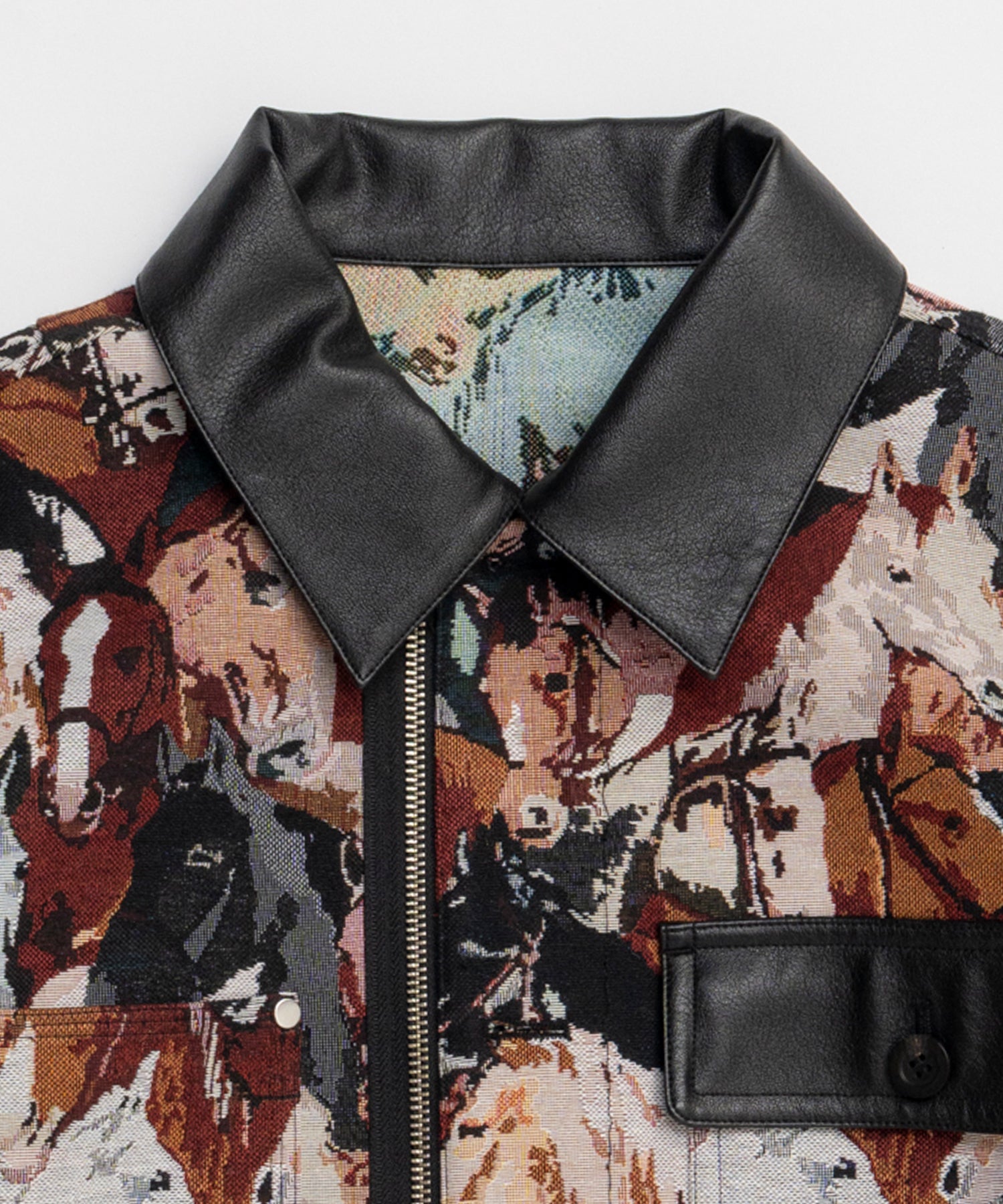 [26SPRING PRE-ORDER] 호스 자카드 유틸리티 재킷