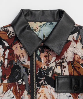 [26SPRING PRE-ORDER] 호스 자카드 유틸리티 재킷