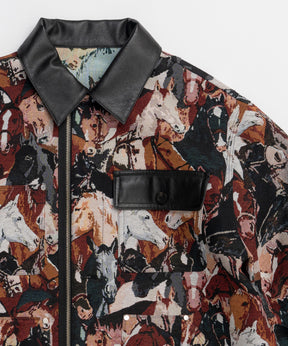 [26SPRING PRE-ORDER] 호스 자카드 유틸리티 재킷