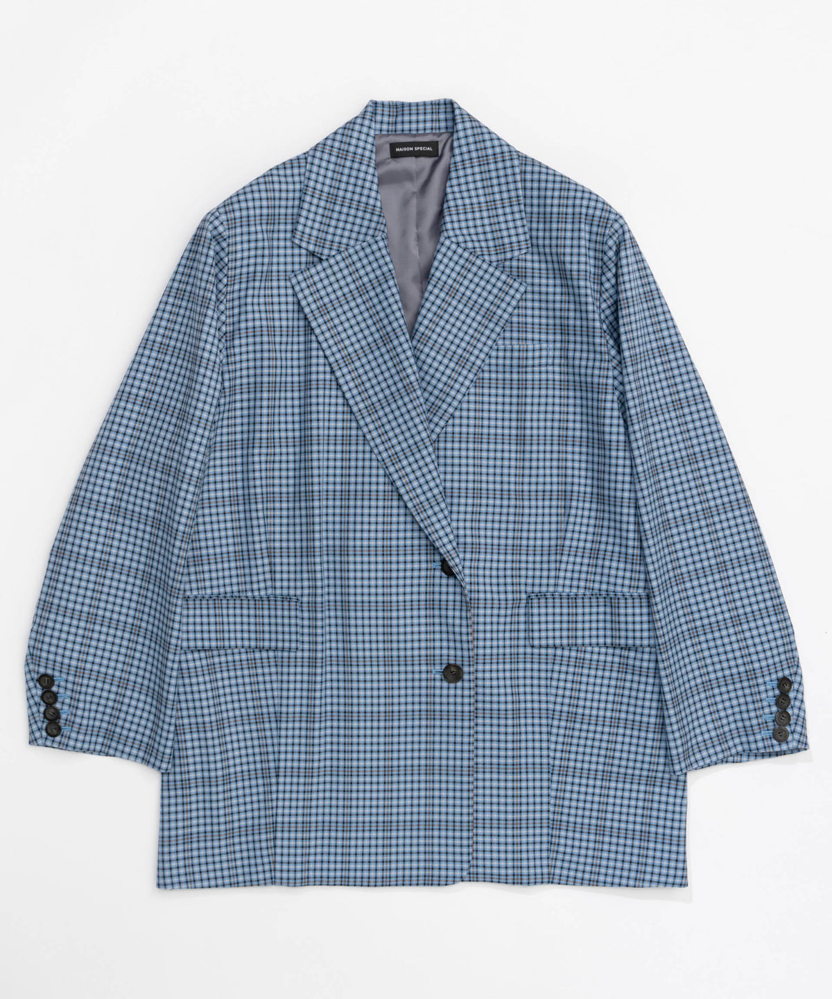 【24AUTUMN PRE-ORDER】Checkered Oversized Jacket Coat