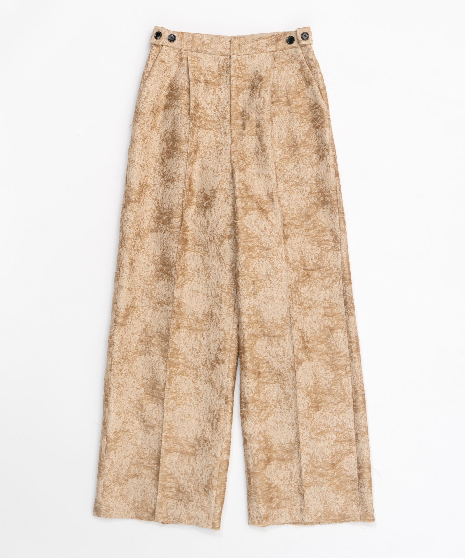 [24Autumn PRE-ORDER] Cut Fringe Jacquard Pants