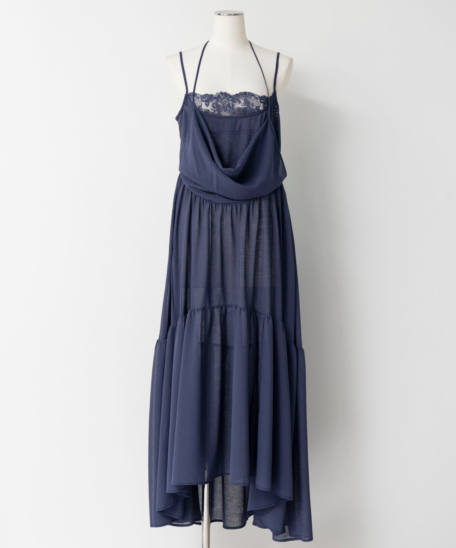 【26AUTUMN PRE-ORDER】Chiffon Lace Camisole Dress