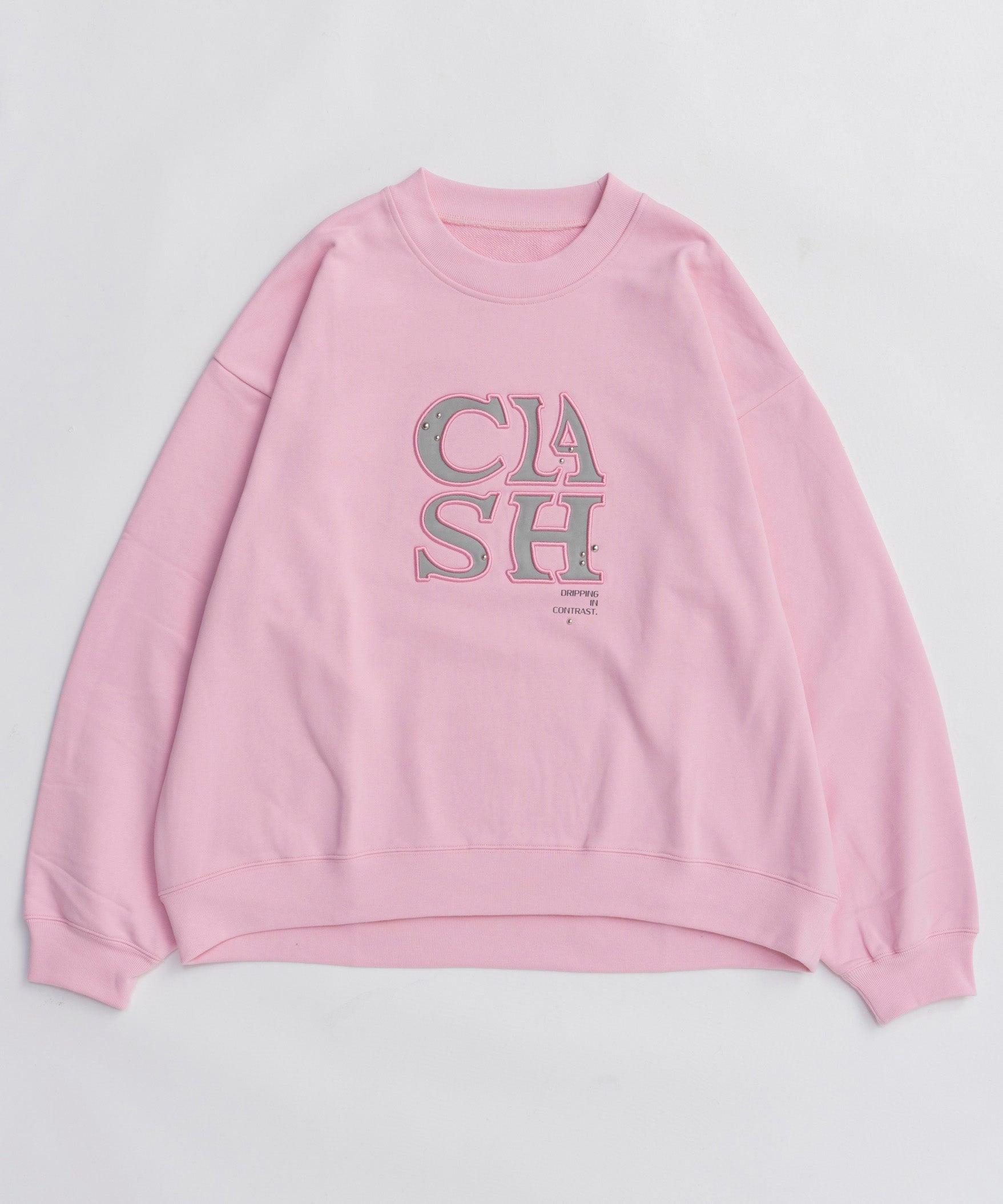 [25winter 선주문] Clash 로고 스터드 스웨트 셔츠