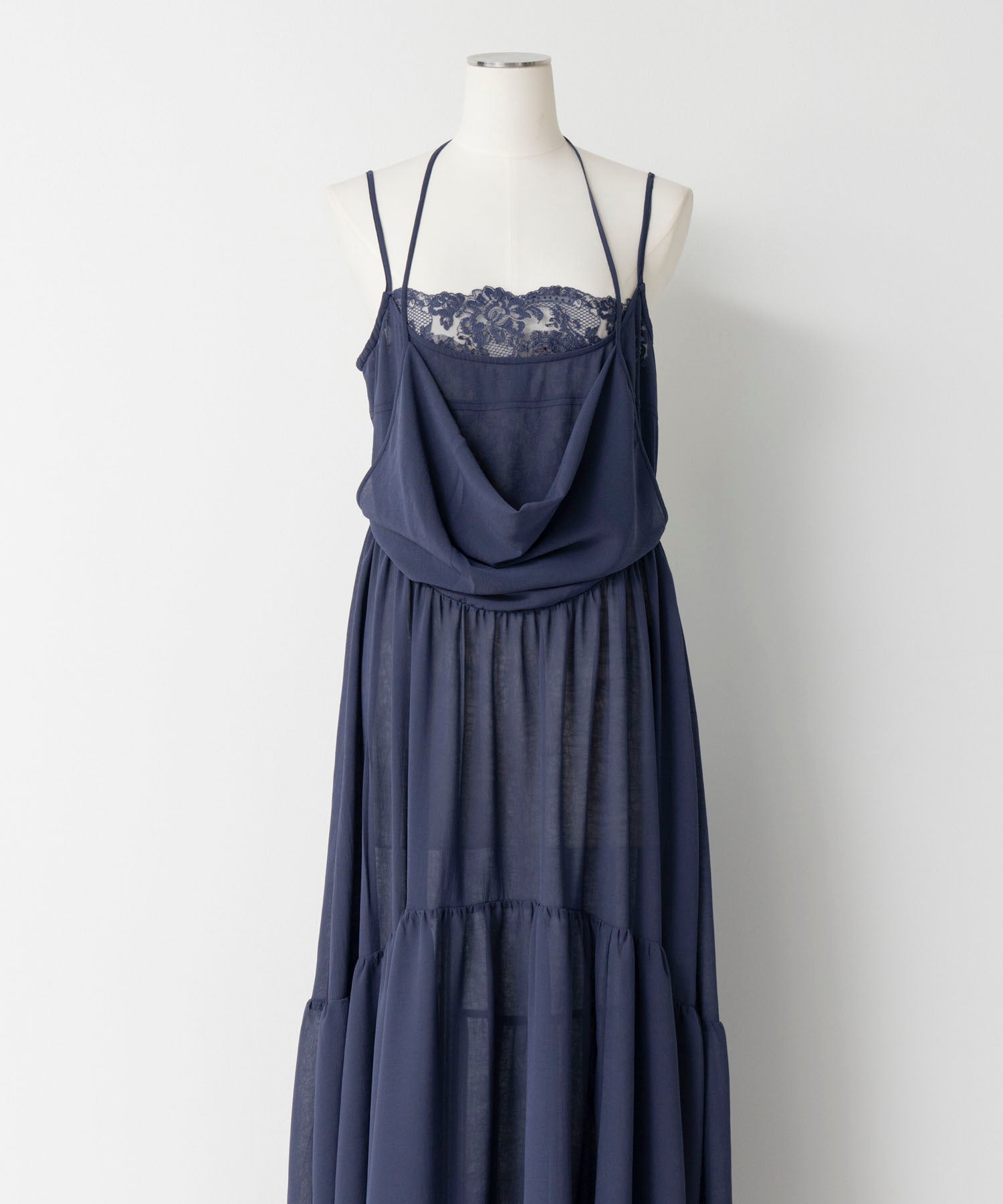 【26AUTUMN PRE-ORDER】Chiffon Lace Camisole Dress