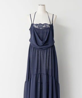 【26AUTUMN PRE-ORDER】Chiffon Lace Camisole Dress