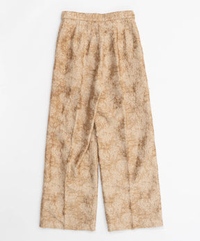 [24Autumn PRE-ORDER] Cut Fringe Jacquard Pants