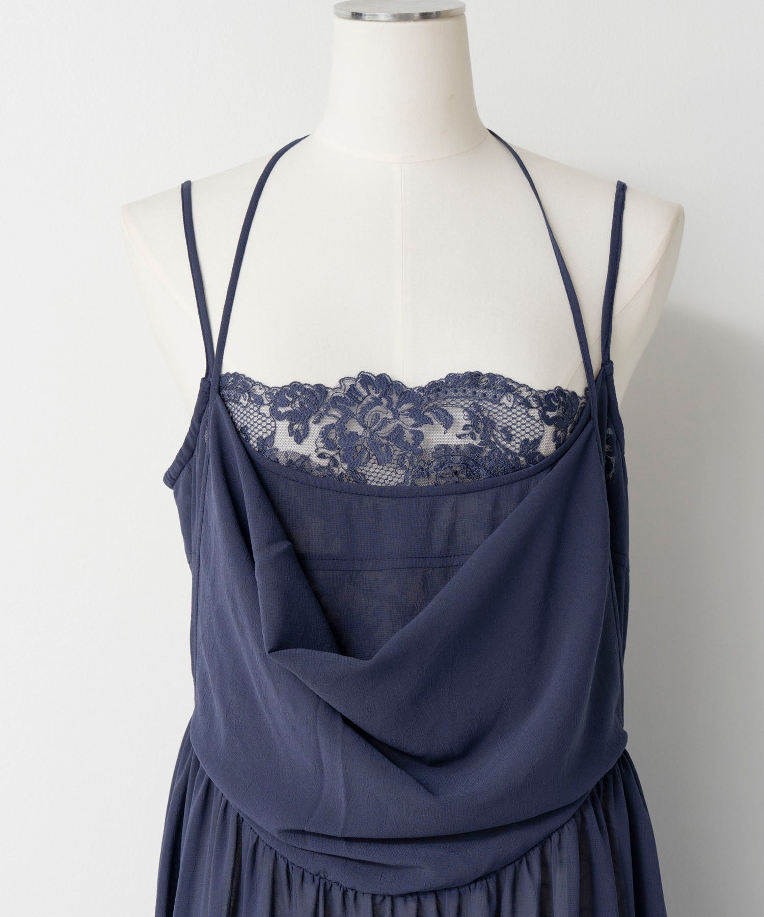 【26AUTUMN PRE-ORDER】Chiffon Lace Camisole Dress