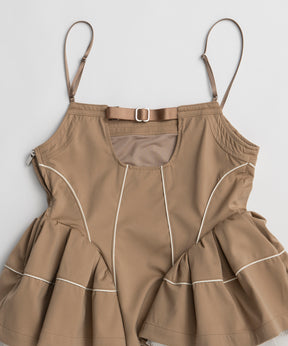 【2026Summer PRE-ORDER】Piping Peplum Tunic