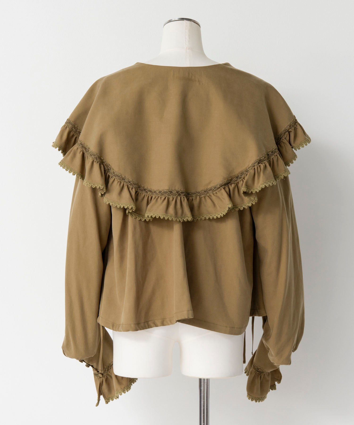 【26AUTUMN PRE-ORDER】Lace Frill Collar Blouse
