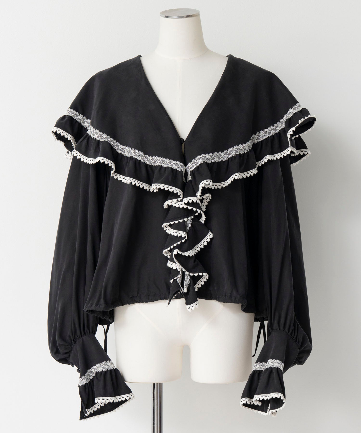 【26AUTUMN PRE-ORDER】Lace Frill Collar Blouse