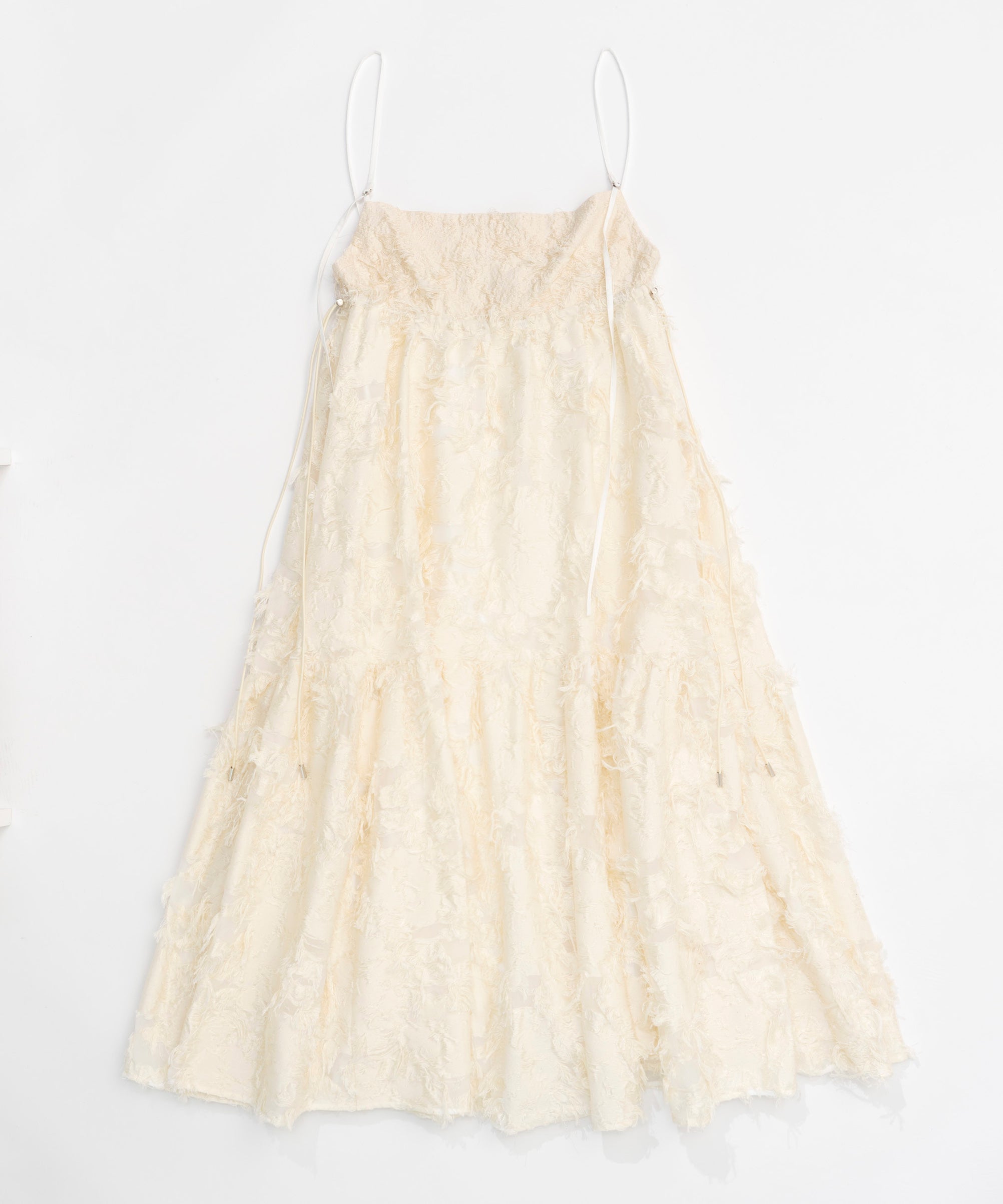 2WAY Cut Fringe JACQUARD MAXIDRESSES