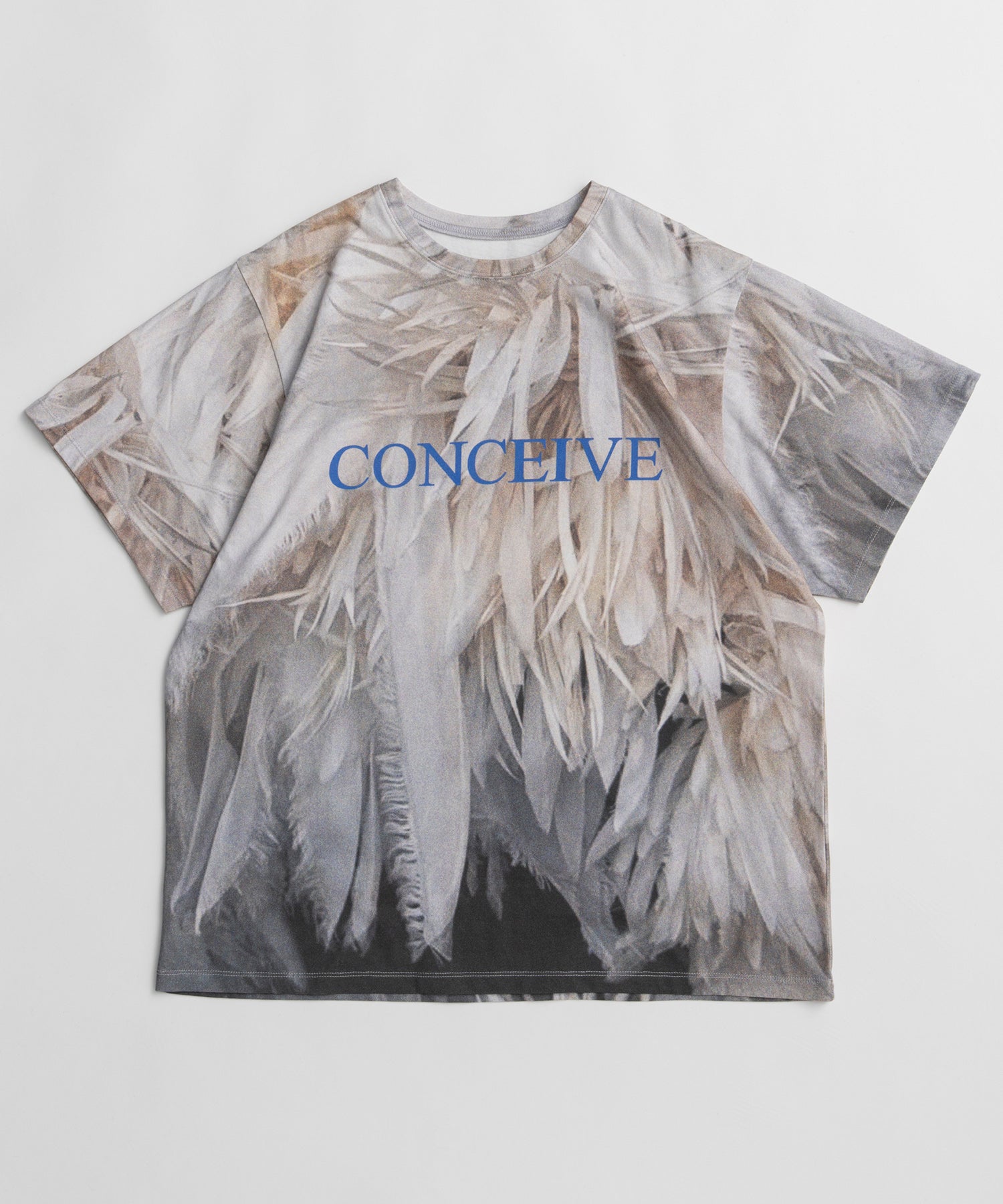 Fabric Photo Over T-Shirt