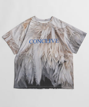 Fabric Photo Over T-Shirt