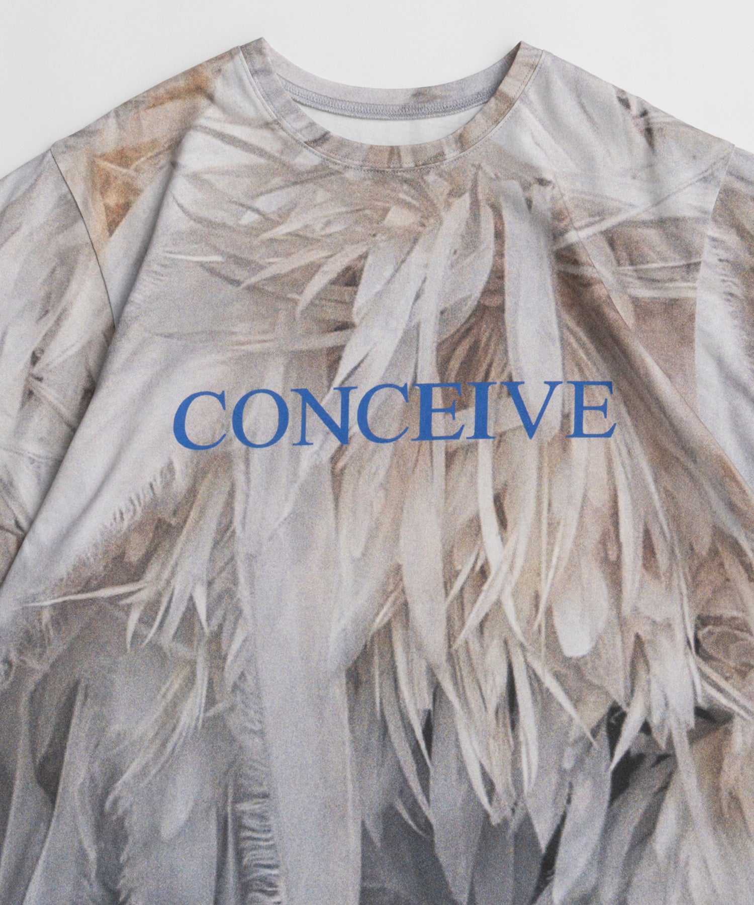 Fabric Photo Over T-Shirt