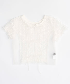 【PRE-ORDER】2way Tulle Ribbon Tops