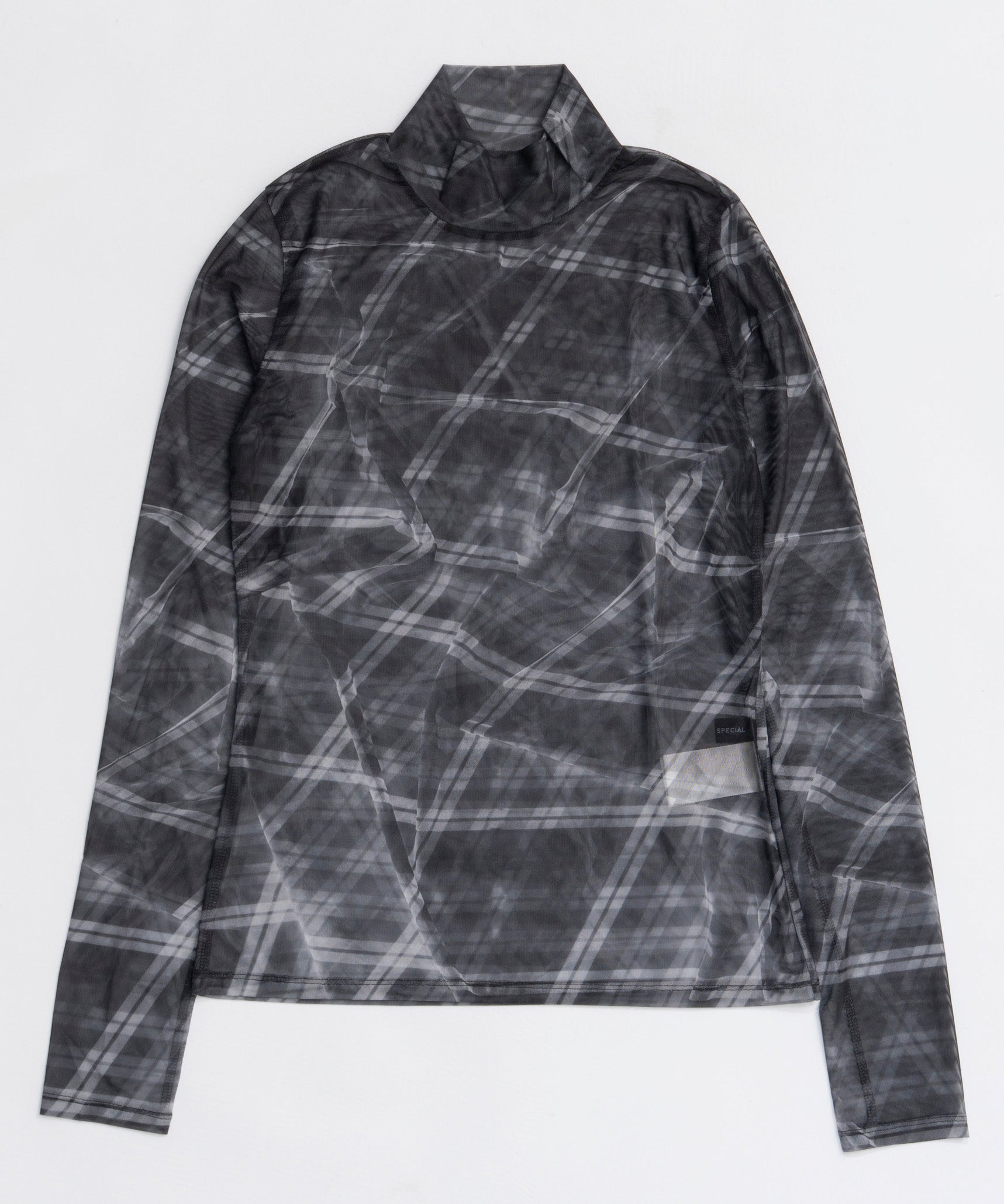 【SALE】Plaid Mesh Tops