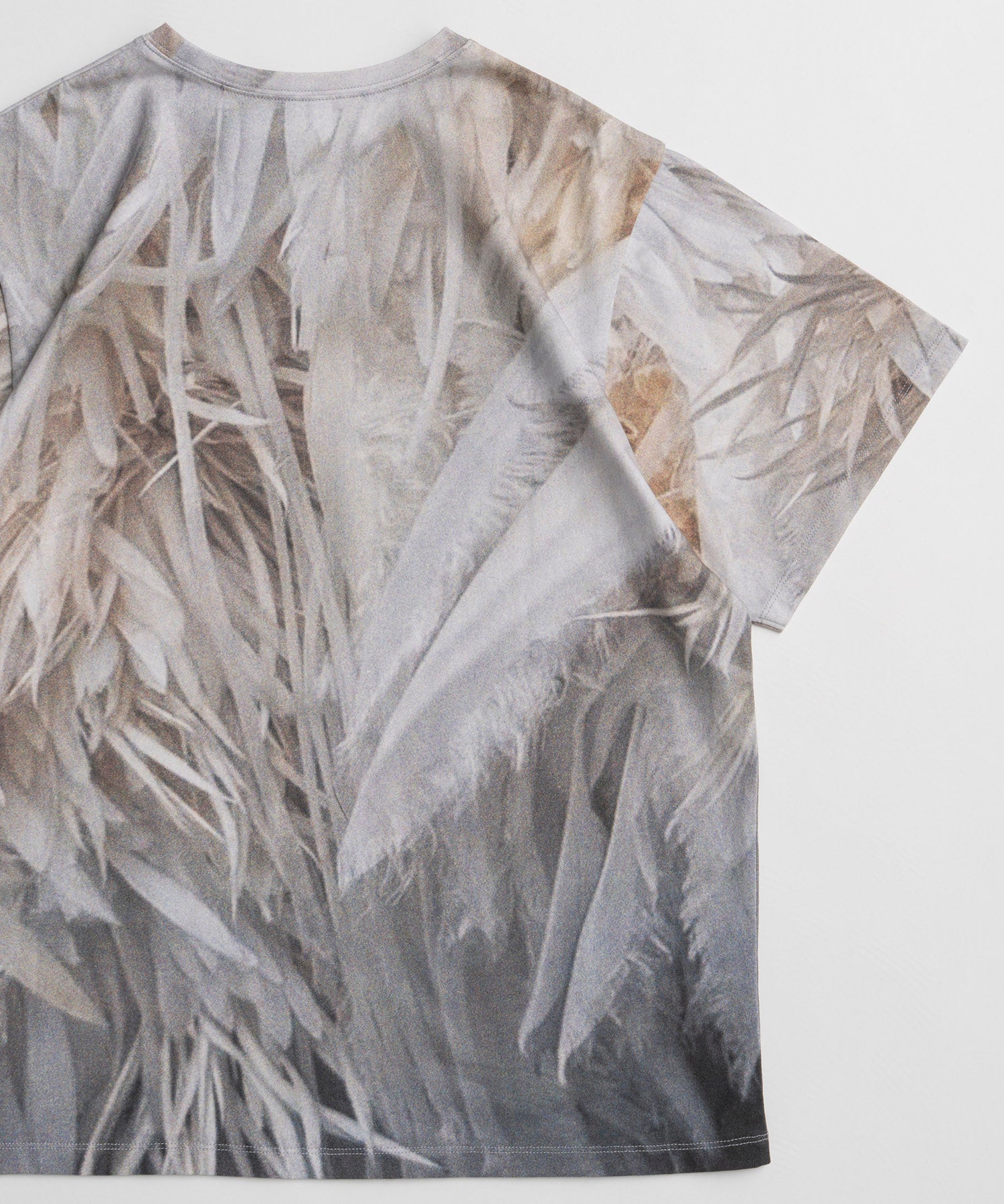 Fabric Photo Over T-Shirt