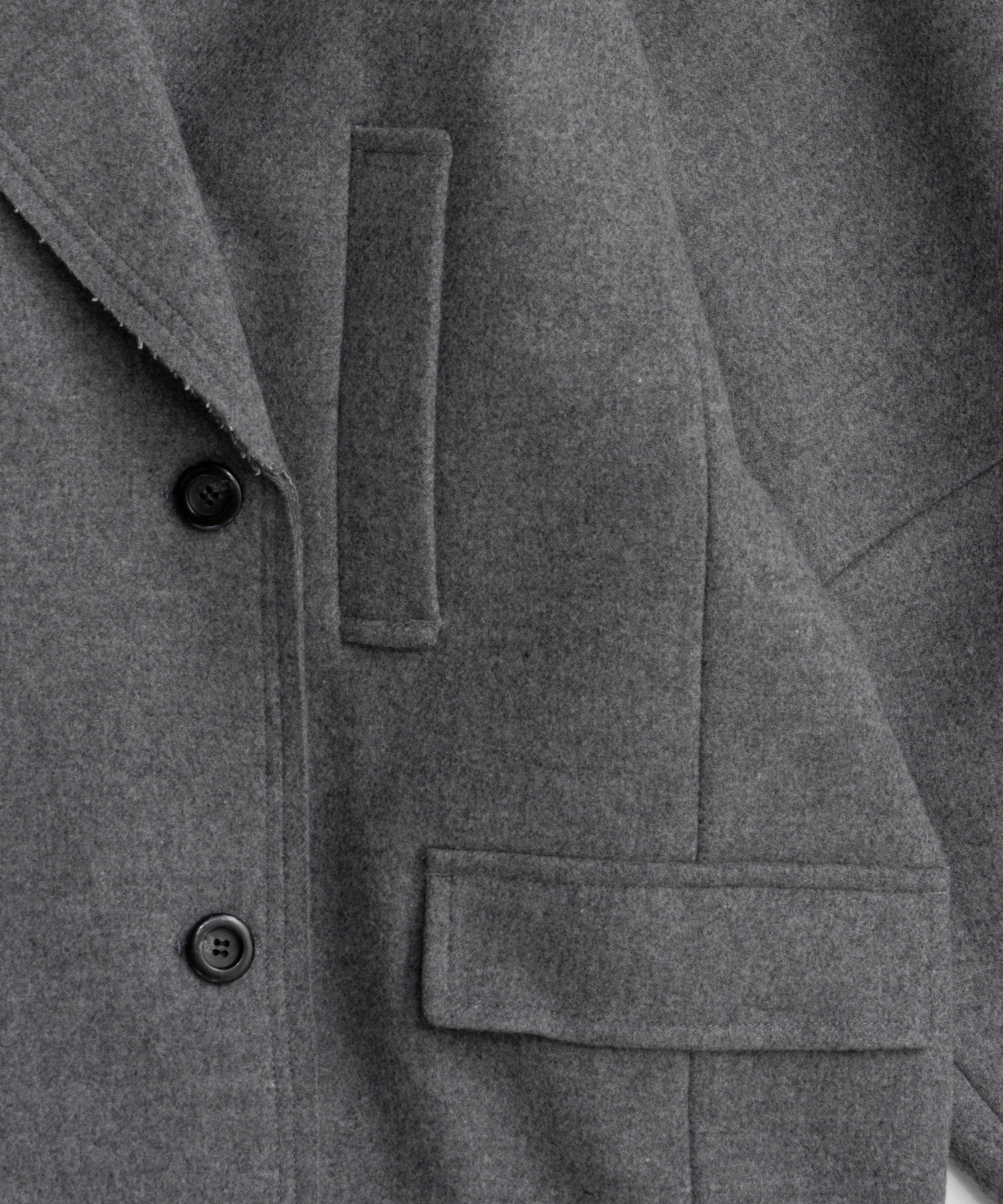 【26AUTUMN PRE-ORDER】Super 140 Balloon Sleeve Wool Long Coat