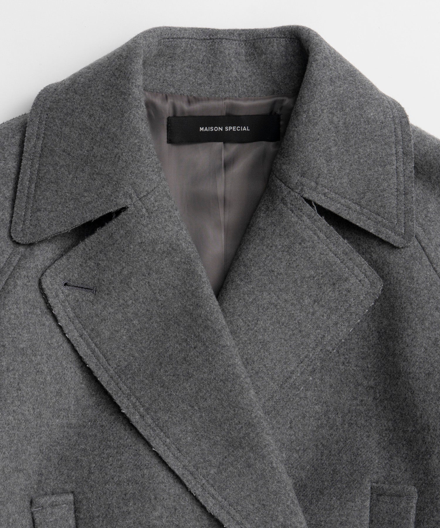 【26AUTUMN PRE-ORDER】Super 140 Balloon Sleeve Wool Long Coat