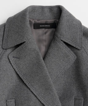 【26AUTUMN PRE-ORDER】Super 140 Balloon Sleeve Wool Long Coat