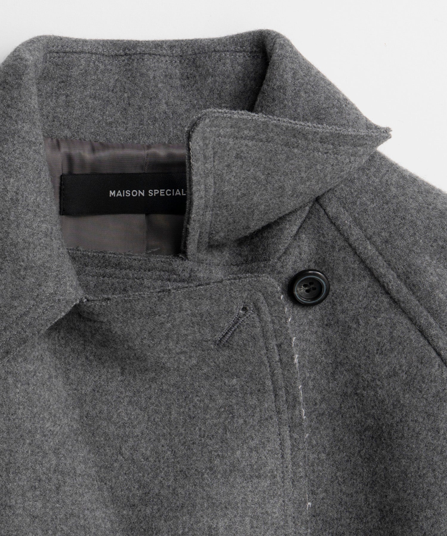 【26AUTUMN PRE-ORDER】Super 140 Balloon Sleeve Wool Long Coat