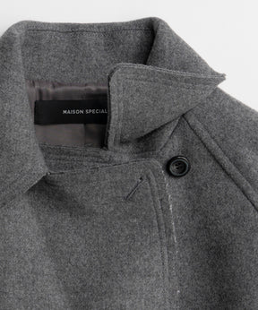 【26AUTUMN PRE-ORDER】Super 140 Balloon Sleeve Wool Long Coat
