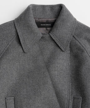 【26AUTUMN PRE-ORDER】Super 140 Balloon Sleeve Wool Long Coat