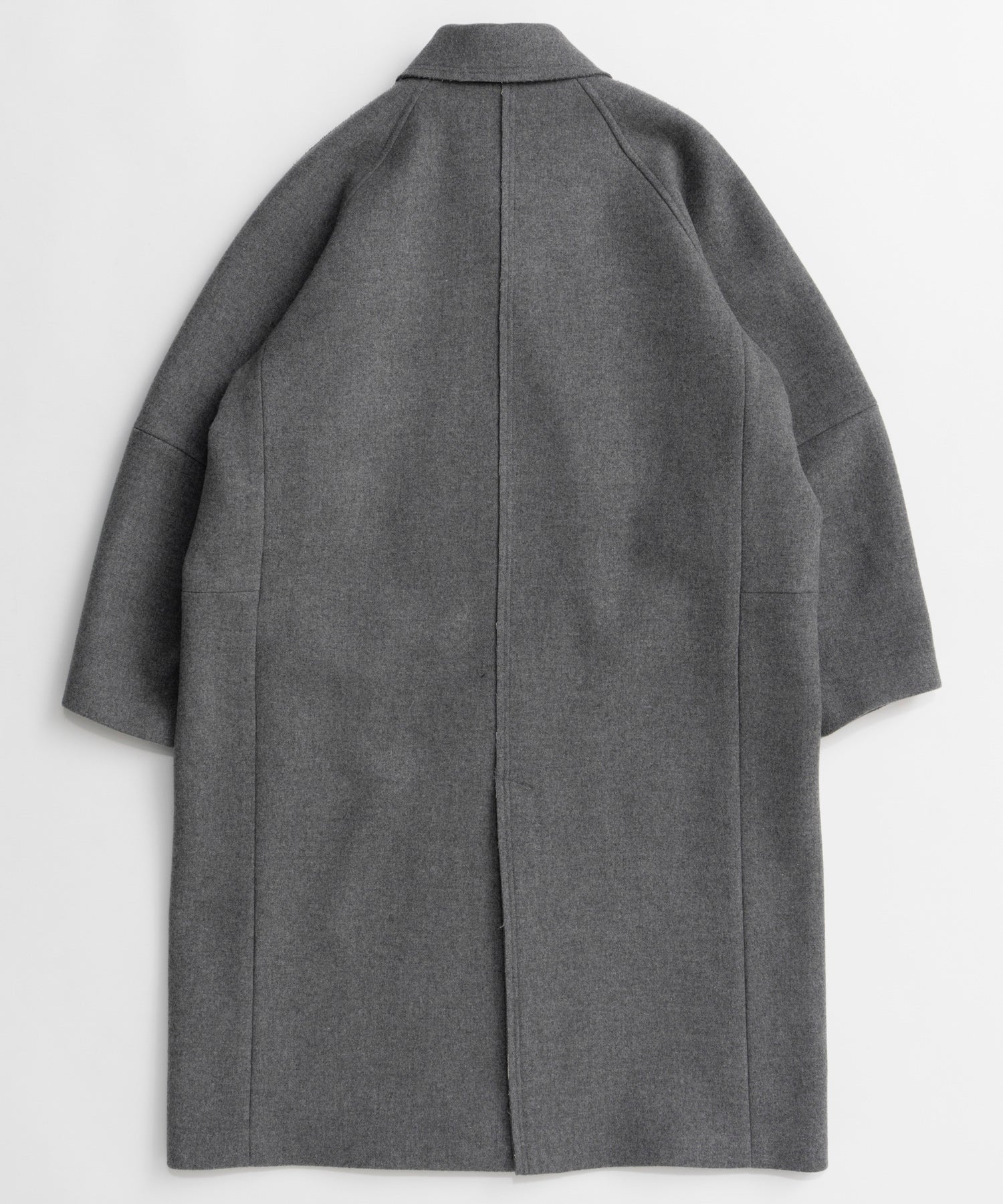 【26AUTUMN PRE-ORDER】Super 140 Balloon Sleeve Wool Long Coat