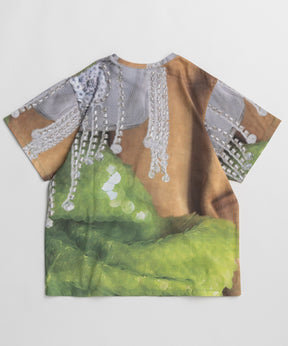 Fabric Photo Over T-Shirt