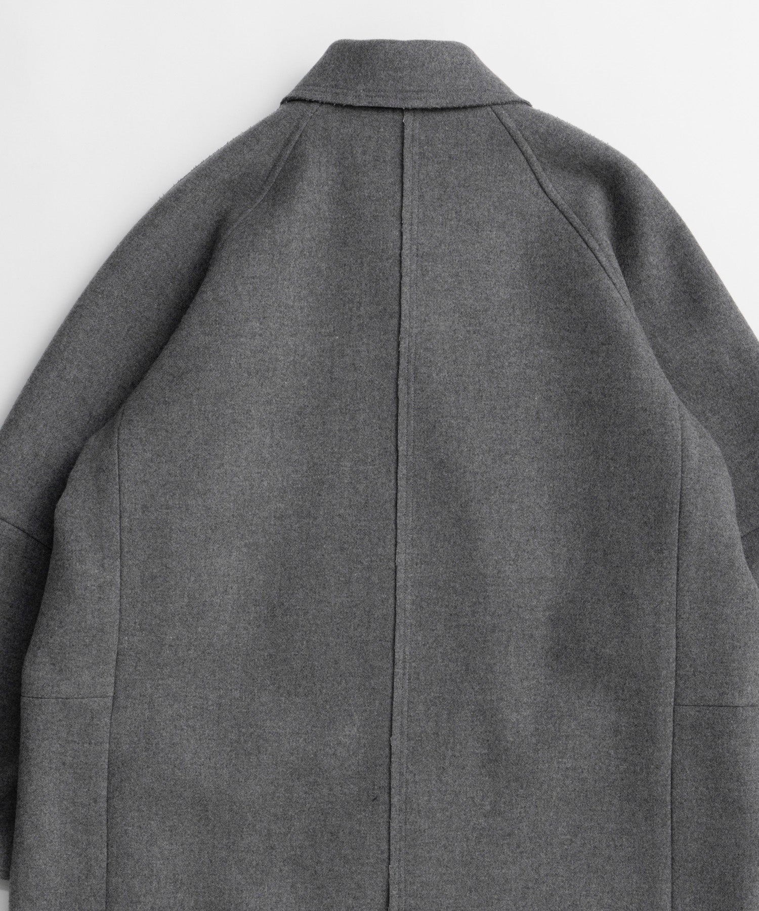 【26AUTUMN PRE-ORDER】Super 140 Balloon Sleeve Wool Long Coat