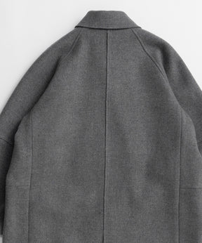 【26AUTUMN PRE-ORDER】Super 140 Balloon Sleeve Wool Long Coat