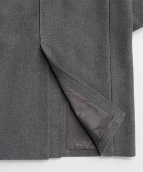 【26AUTUMN PRE-ORDER】Super 140 Balloon Sleeve Wool Long Coat