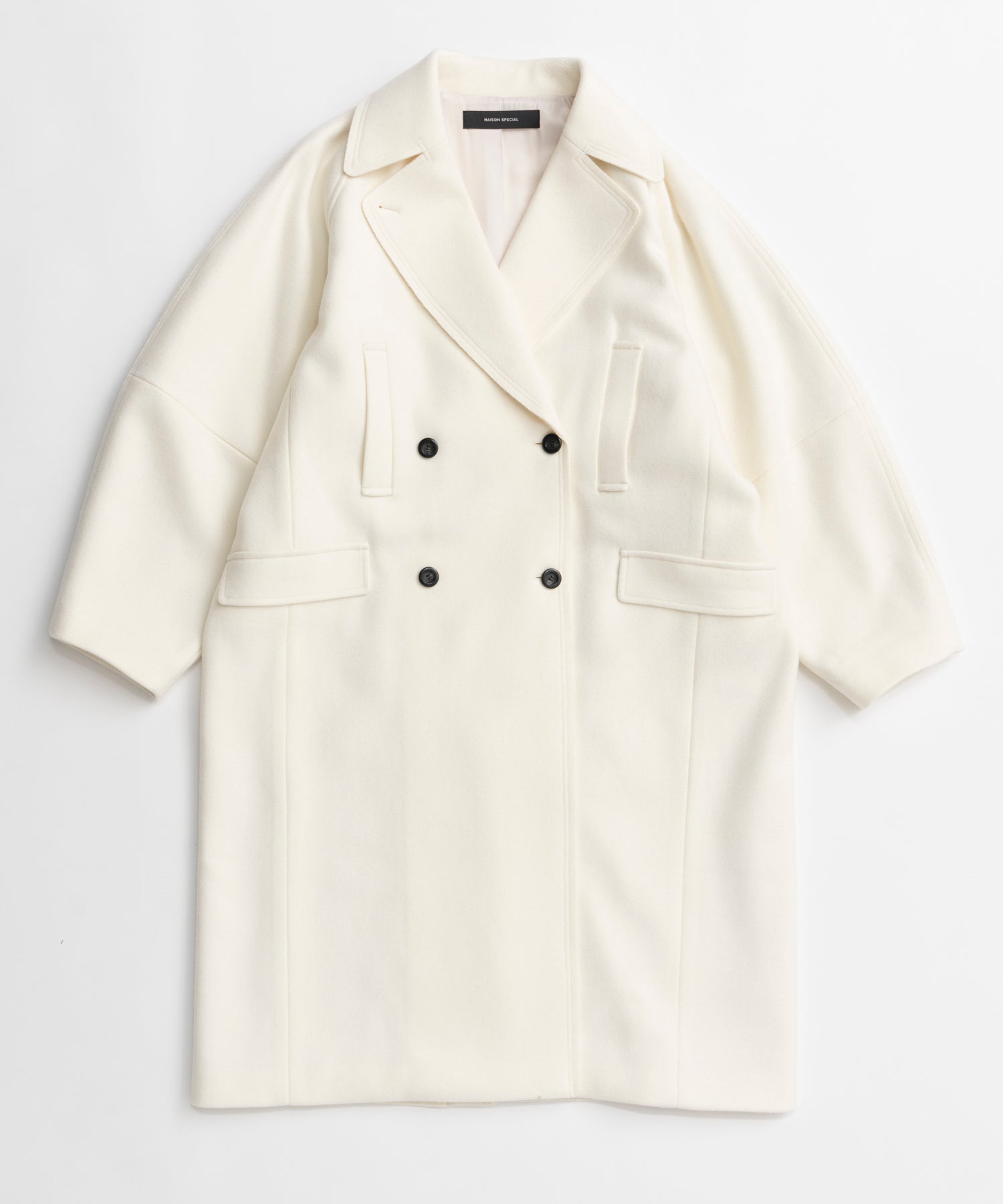 【26AUTUMN PRE-ORDER】Super 140 Balloon Sleeve Wool Long Coat