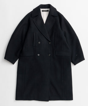 【26AUTUMN PRE-ORDER】Super 140 Balloon Sleeve Wool Long Coat