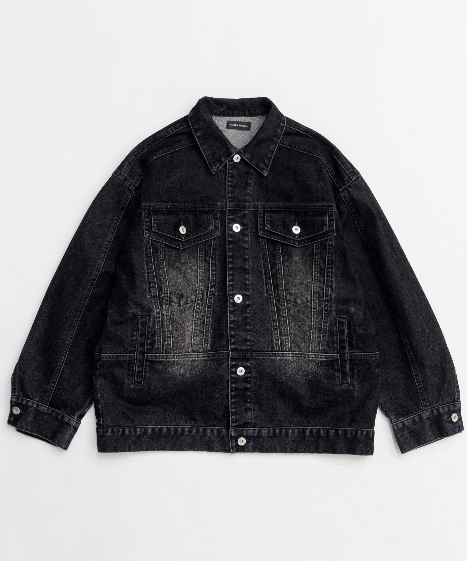 【25SPRING PRE-ORDER】Oversize Flocking Denim Jacket