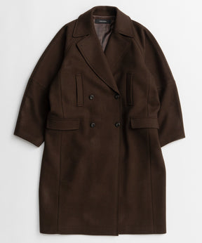 【26AUTUMN PRE-ORDER】Super 140 Balloon Sleeve Wool Long Coat
