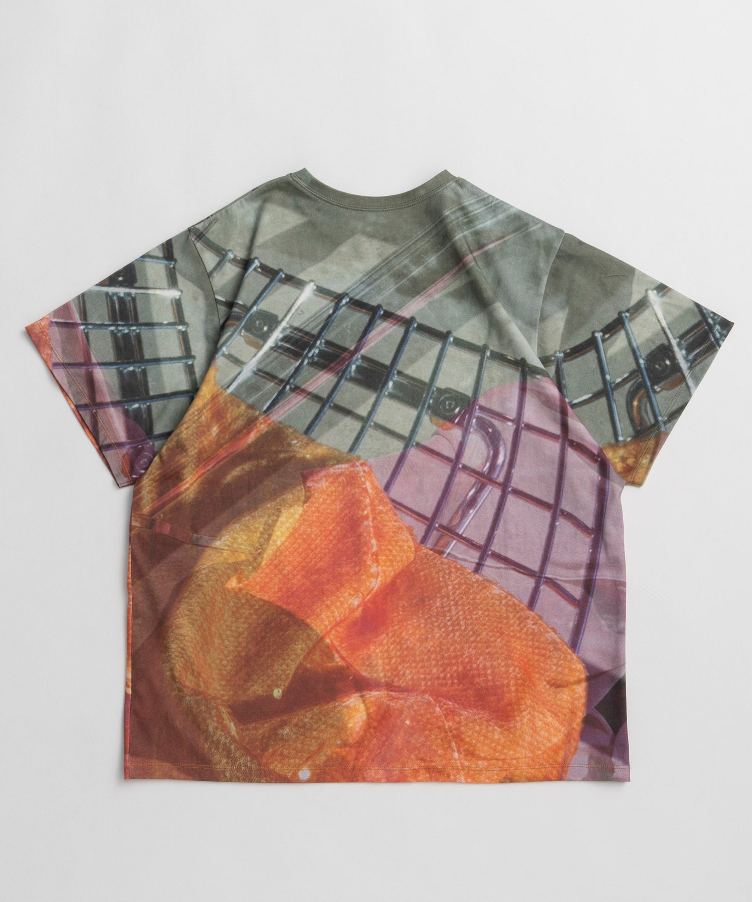 Fabric Photo Over T-Shirt