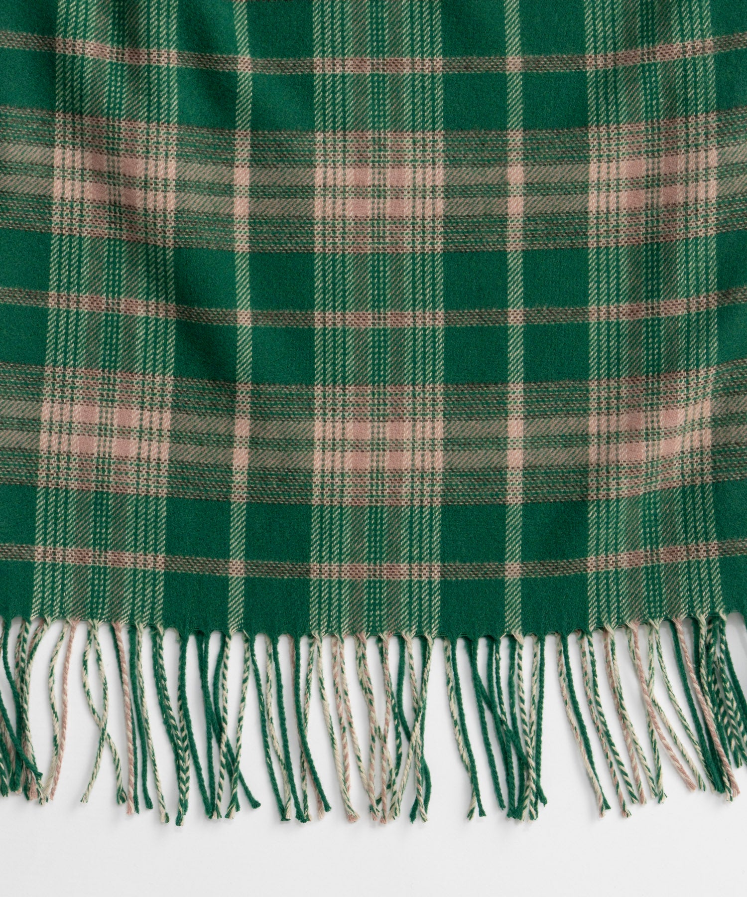 【26AUTUMN PRE-ORDER】Check Fringe Skirt