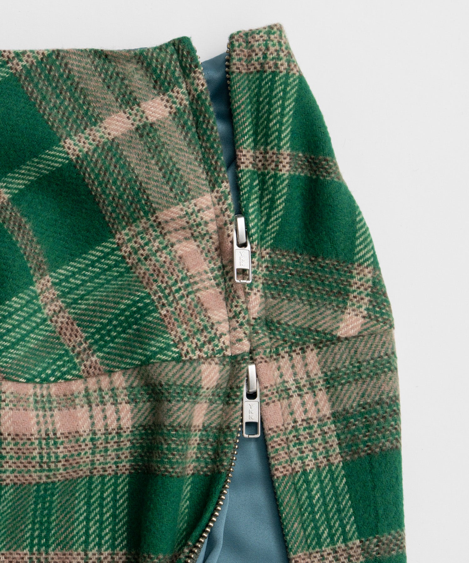 【26AUTUMN PRE-ORDER】Check Fringe Skirt