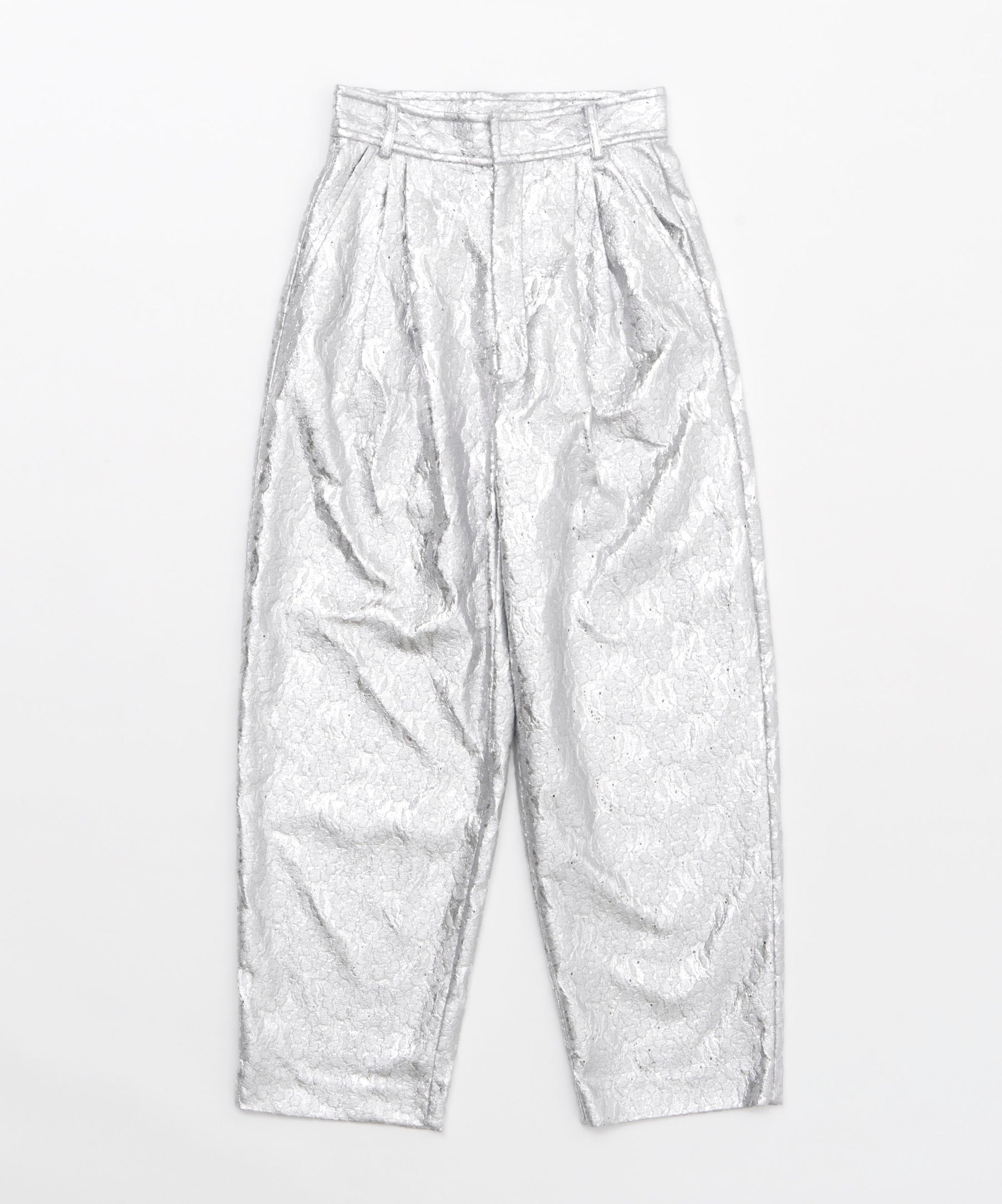 Metallic Lace Pants