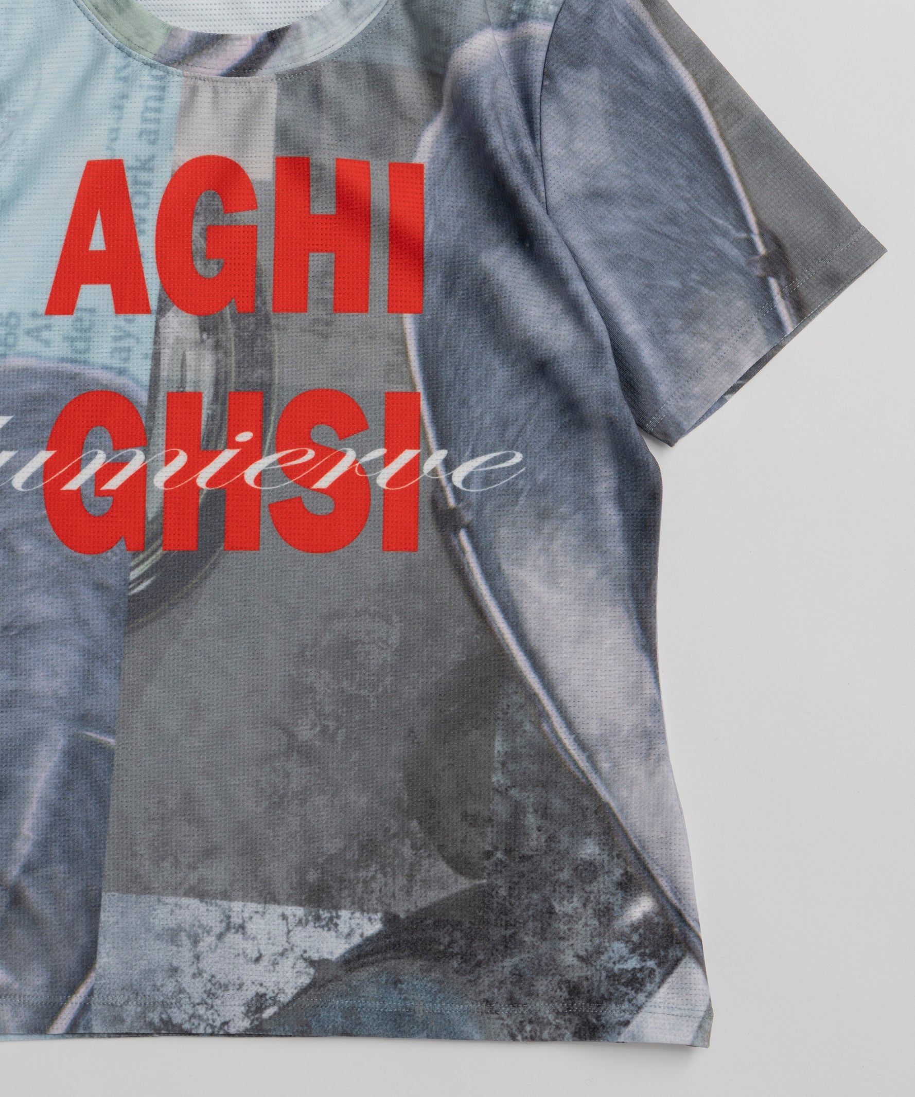 [2026Summer PRE-ORDER] Mesh Print Compact T-Shirt